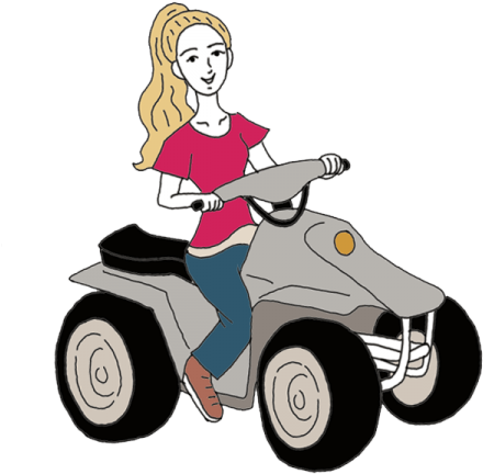 Clip Free Stock Dream Dictionary Interpret Now - Atv Riding Clipart (450x450)