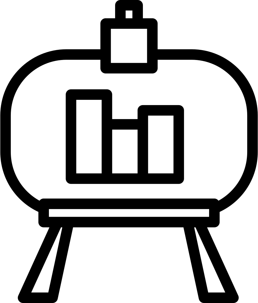 Free Library Painting Svg Png Icon - Easel (834x980)