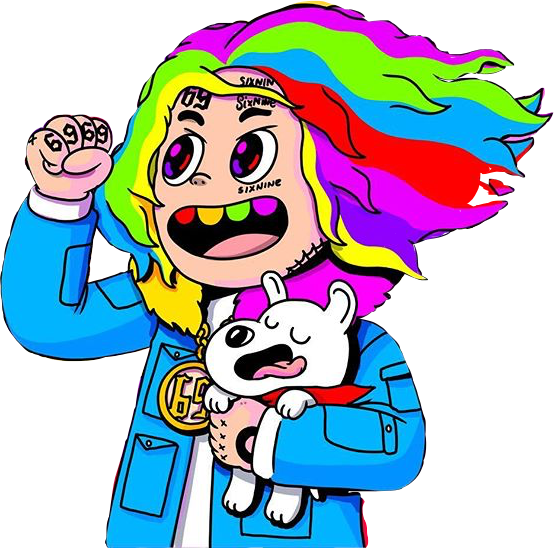 Svg Library Ix Ine Freetoedit - 6ix9ine Phone Case (554x550)