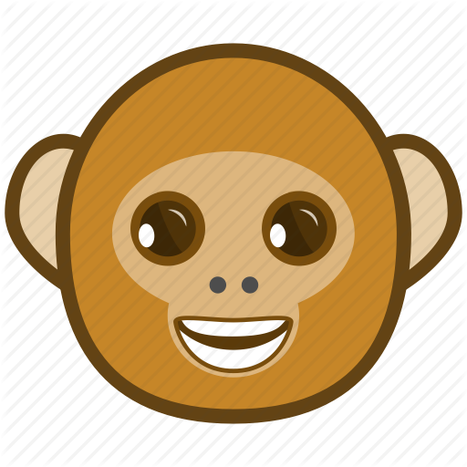 Clip Art Library Stock Ape Vector Monkey Face - Ape Cartoon (512x512)