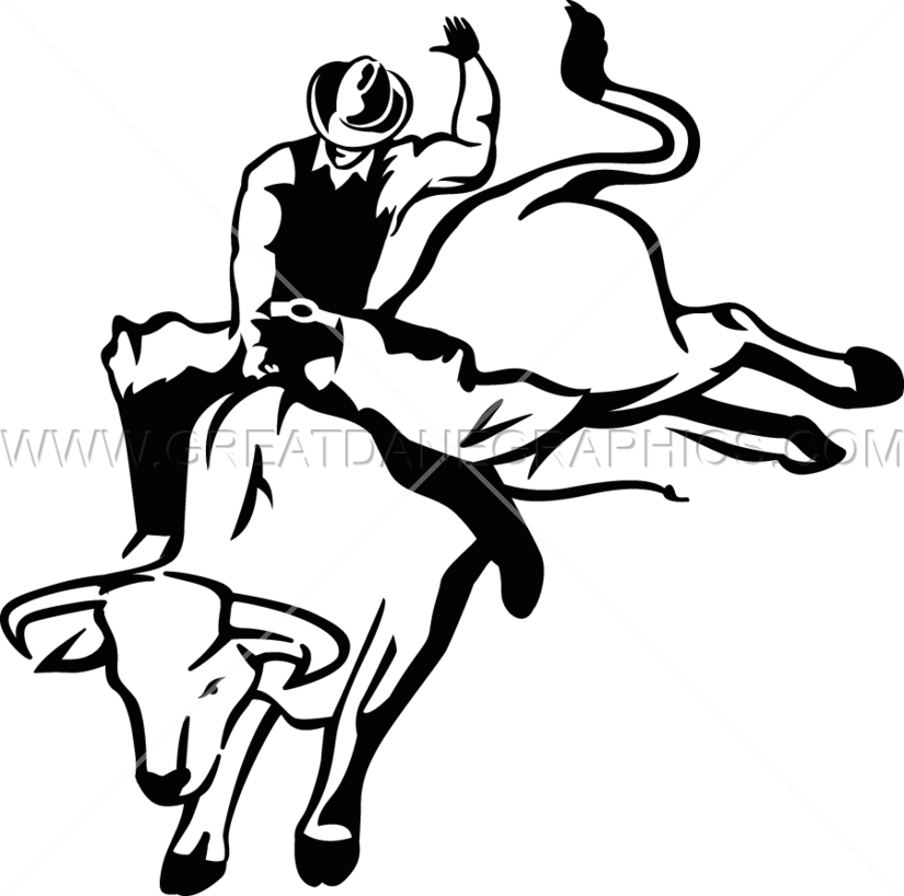 Bull Rider Image Free Stock Huge - Bull Riding Svg (825x818)