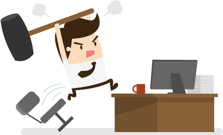 Office Management Clipart Change Control - Angry Designer (575x275)