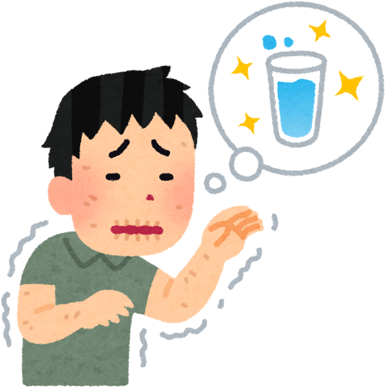 Yin Deficiency Chris Eddy Thirst - 喉 が 渇い た イラスト (782x800)