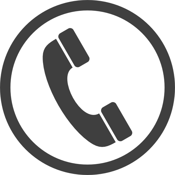 Hockey Victoria Telephone System Number Changes Tem - Phone Icon Black And White (600x600)
