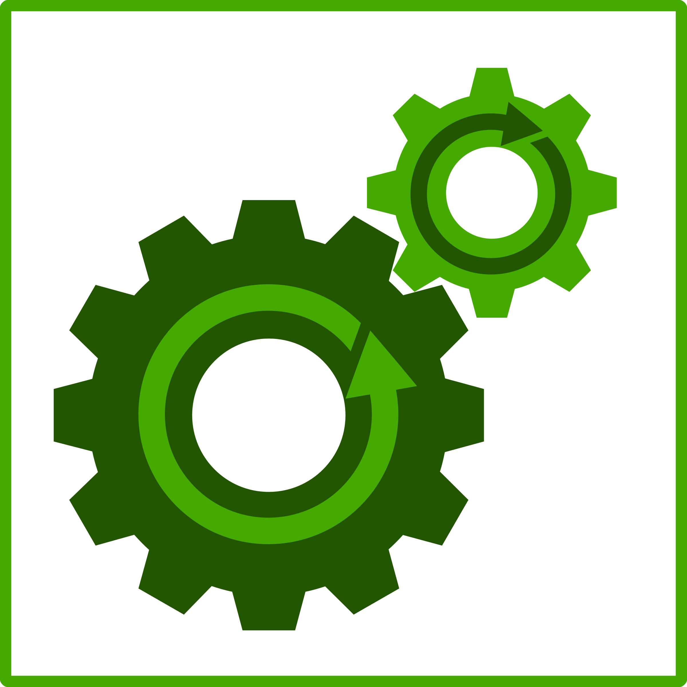 Eco Green Recyling Work - Work Icon In Green (2400x2400)
