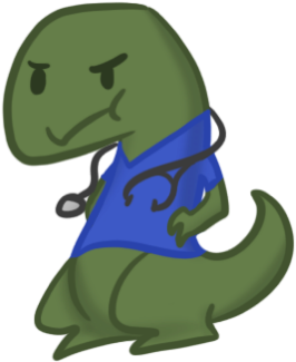 Grumpy Pediatrician - Cartoon (400x400)