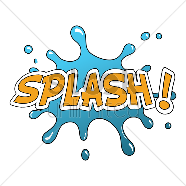 Pop Art Onomatopoeia Splash Clipart Splash Onomatopoeia - Pop Art Onomatopoeia Splash (600x600)