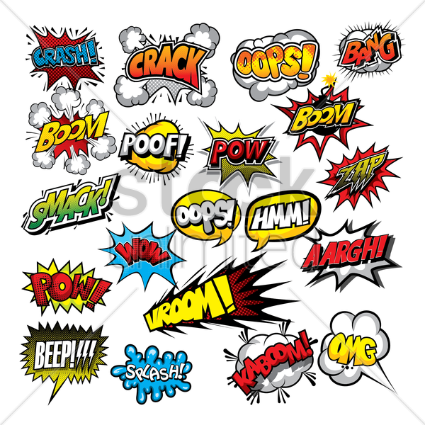 Comics Clipart Comics Artist Onomatopoeia - Vector Graphics (600x600)