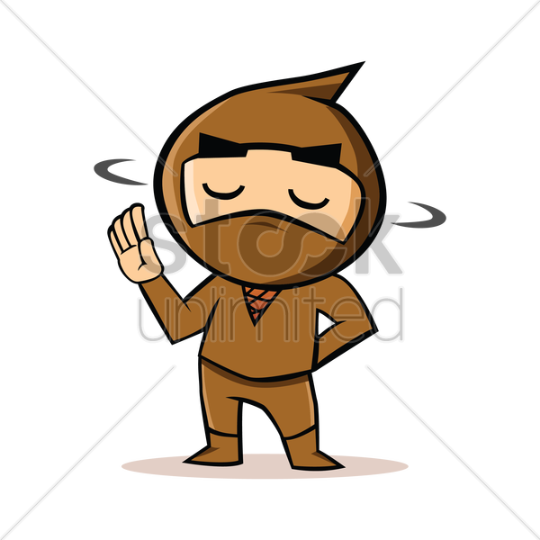 Free Download Cartoon Character Shaking Head Clipart - Shake His Head Cartoon (600x600)