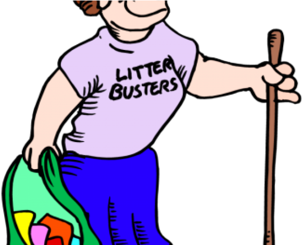 Picking Up Litter Clipart (640x480)