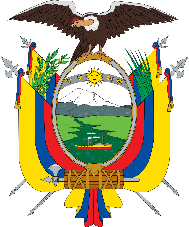 Coat Of Arms Of Ecuador - Ecuador Coat Of Arms (640x768)
