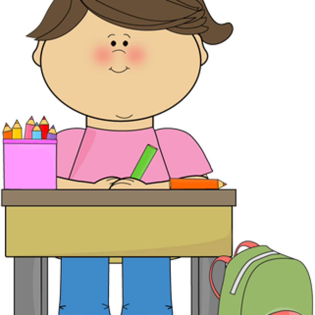 Work Clipart Kid Doing School Work Clip Art Image Girl - Kid Working Clipart (1024x1024)