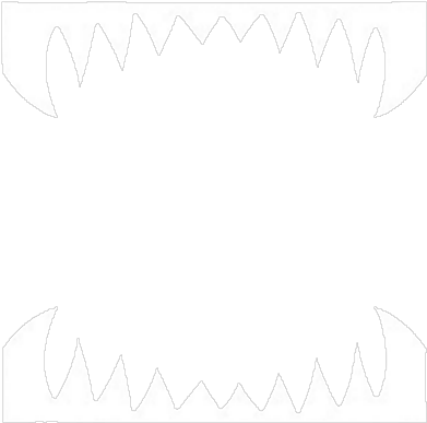 Monster Teeth Png Image Free Stock - Truck Grill Teeth (420x420)