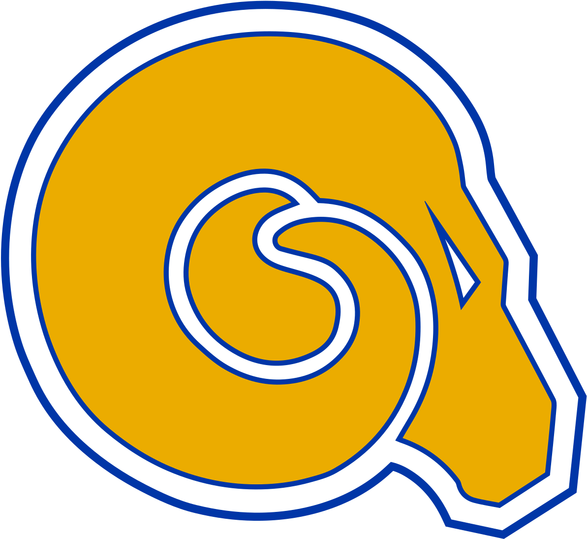 Albany State's Quarterback Kelias Williams Had A Career - Albany State Athletics Logo (1200x1104)