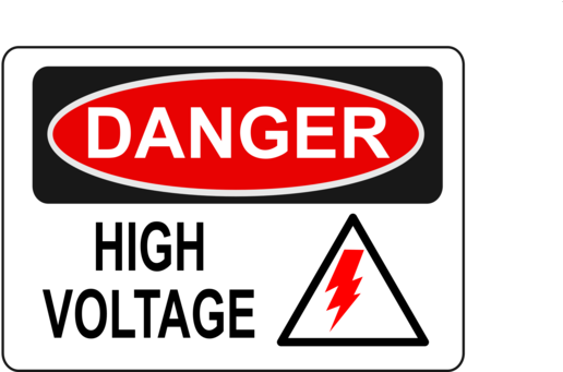 Electric Potential Difference High Voltage Computer - Danger High Voltage Free (599x340)