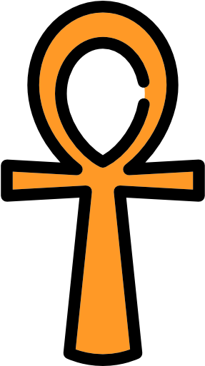 Egyptian Ankh Png Clip Art Transparent - Egyptian Symbols Transparent Background (512x512)