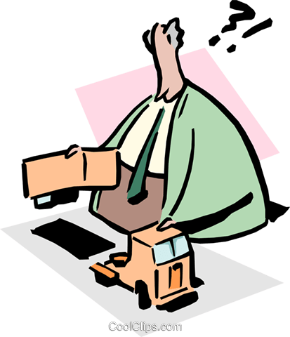 Confusion Royalty Free Vector Clip Art Illustration - Civil Engineering (413x480)