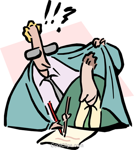 Confusion Royalty Free Vector Clip Art Illustration - Elements Of A Short Story Resolution (429x480)