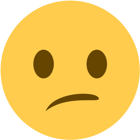 Confused Emoji Png Clipart Black And White Download - Discord Neutral Face Emoji (512x512)