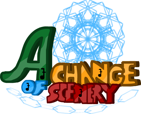 In A Green Field, The Lush Trees Shine With A Hue Of - Graphic Design (469x380)