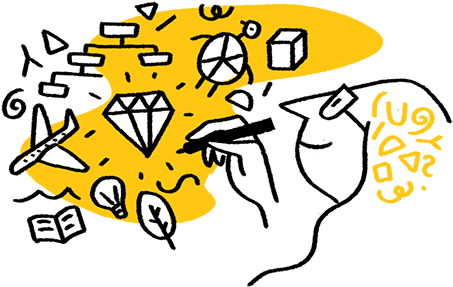 Confidence Drawing Simple Clip Art Freeuse Library - Draw Work (554x300)