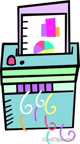 Paper Shredder Royalty Free Vector Clip Art Illustration - Paper Shredder Royalty Free Vector Clip Art Illustration (267x480)