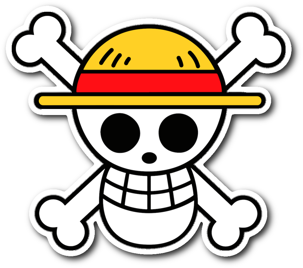 Pirate Hat Clip Art Image - One Piece Logo Png (1064x1064)