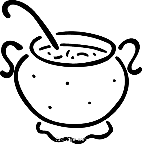 Suppe Vektor Clipart Bild Vc035292 Coolclipscom - Zdravá Výživa Pracovní List (473x480)