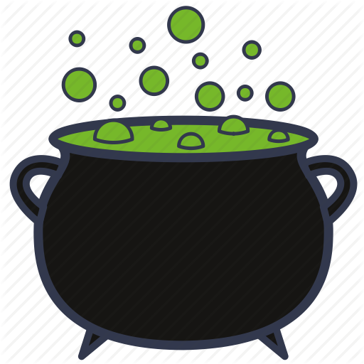 Death Clipart Potion - Poison Pot (512x512)