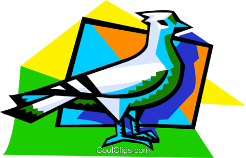 Messenger Bird Royalty Free Vector Clip Art Illustration - Messenger Bird Royalty Free Vector Clip Art Illustration (480x308)
