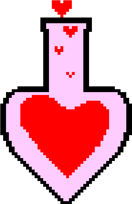 Love Potion Png - Heart (600x730)