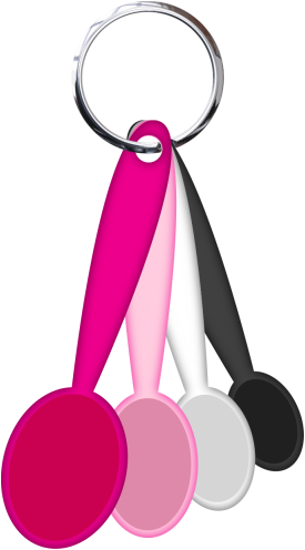 Measuring Cups - Measuring Spoons Clipart Png (275x496)