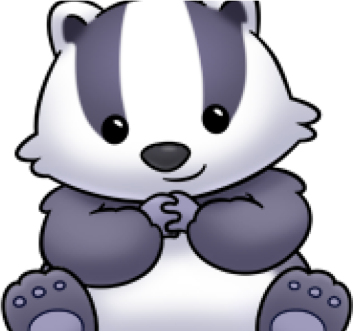 Honey Badger Clipart Cute - Badger Free Clip Art (640x480)