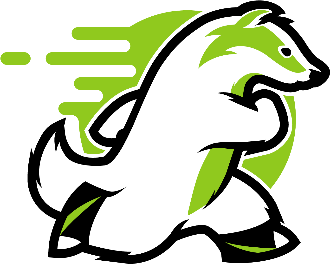 Cute Clipart Badger - Hiking (1500x1500)