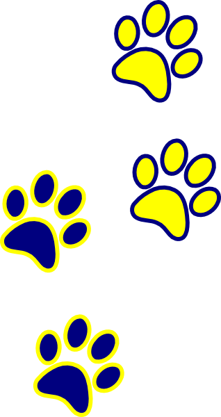 Badger Paw Print Clip Art Clipart - Dog (318x600)