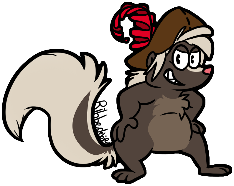 Badger's Other Art - Skunks (830x654)