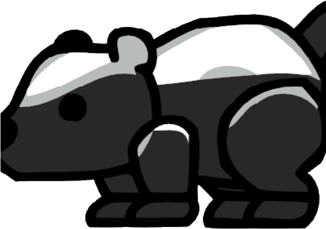 Honey Badger Clipart Vector - Honey Badger (640x480)