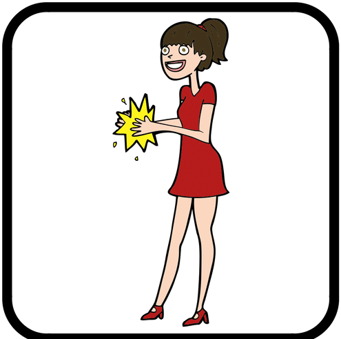 Dibujos Animados De Aplaudir Clipart Clapping Clip - Dibujos De Personas Aplaudiendo (500x500)