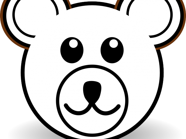 Badger Clipart Simple Cartoon - Easy Animal Face Drawing (640x480)