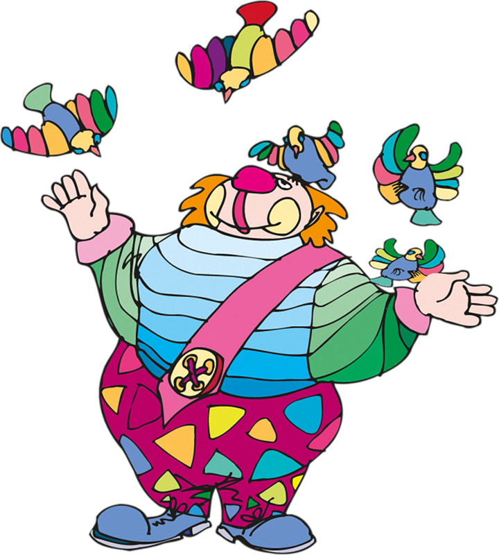 Circus Clown - Clown Dawing (720x800)