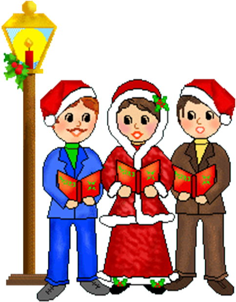 Banner Stock Caroling Clipart Carol Singer - Carol Singers (530x626)