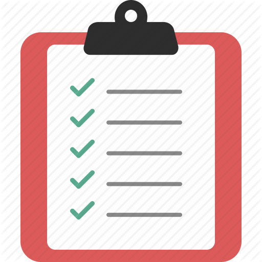 Clip Art Clipboard Checklist Clipart - Clipboard Checklist (512x512)