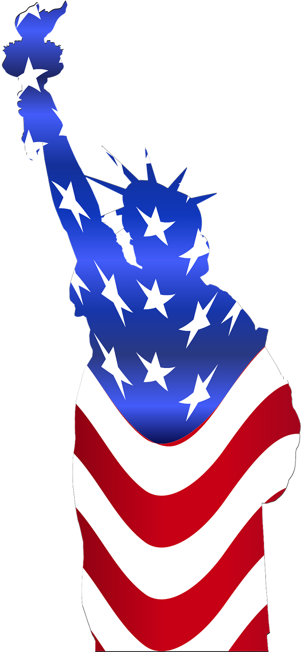 Medium Image - Statue Of Liberty Red White And Blue (640x1280)