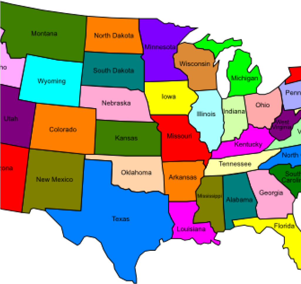 Clipart Map Of Usa Clipart Map Map United States Graphics - Map Of Usa Clip Art (1024x1024)
