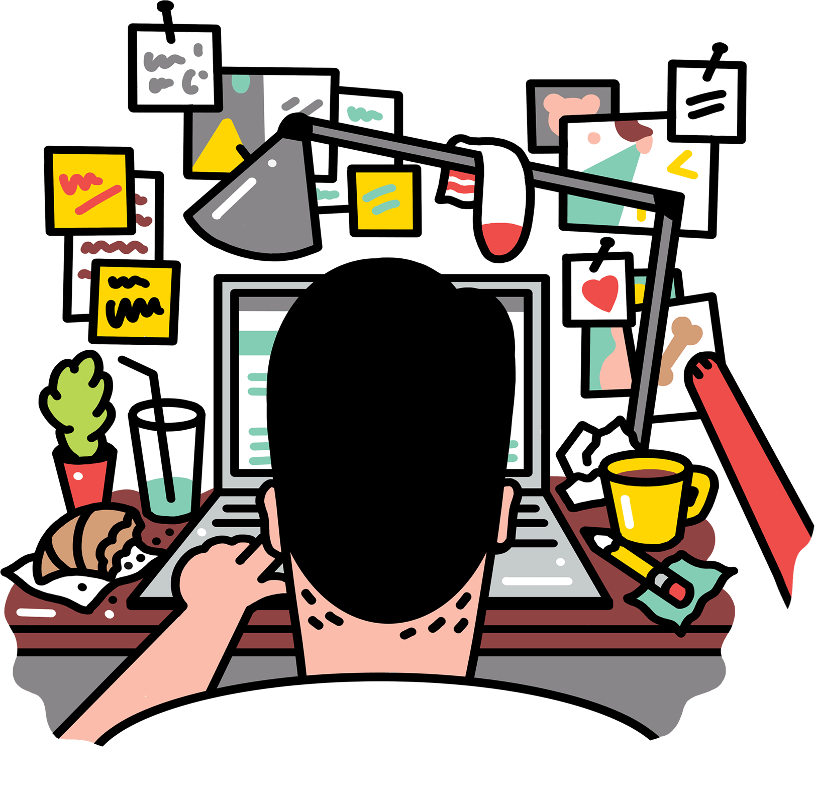 Cliparts Creative Minds - Seu Chefe Faz Piada (1622x1576)