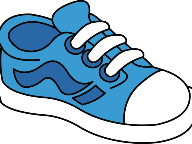 Gym Shoes Clipart Comfortable Shoe - Kid Shoe Clipart (640x480)
