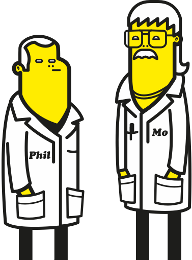 Radical Dudes - Mo And Phil Radical (377x509)