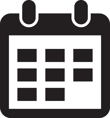 Calendar - Date Icon Png White (371x400)