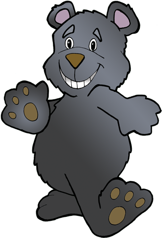 The Black Bear Became The Official State Animal In - Teddy Bear (343x508)