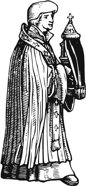 Free Medieval Priest With Sacrament - Medieval Priest With Sacr (566x800)